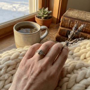Oval “Diamond” Setting Ring